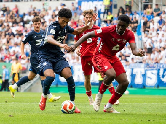 Natnael TSG Hoffenheim U19, 02 , Assad Kotya Fofana 1 FC Koeln U19, 05 GER, TSG Hoffenheim vs 1 FC Koeln, Football, Final German Championship A Juniors U19 , Season 2025 2026, 31 05 2026 GER, TSG Hoffenheim vs 1 FC Koeln, Football, Final German Championship A Juniors U19 , Season 2025 2026, 31 05 2026 Sinsheim Copyright: xEibner-Pressefoto CarstenxSchwerx EP_CSG