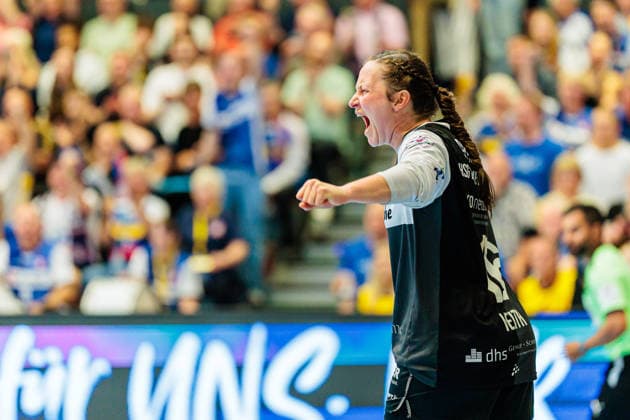 Melanie Veith HSG Blomberg Lippe, 16 cheers GER, HSG Blomberg Lippe vs Borussia Dortmund, Handball, 1 Bundesliga Women, Play Offs, Final, Match 3, 31 05 2026 GER, HSG Blomberg Lippe vs Borussia Dortmund, Handball, 1 Bundesliga Women, Play Offs, Final, Match 3, 31 05 2026 Blomberg Copyright: xEibner-Pressefoto JanxRollingerx EP_JSK