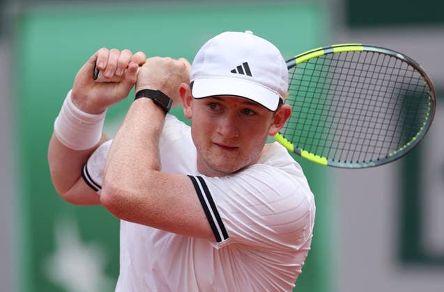 Mark Ceban of GB in action French Open Tennis, Day Eight, Tennis, Roland Garros, Paris, France - 31 May 2026Paris Roland Garros France EDITORIAL USE ONLY No use with unauthorised audio, video, data, fixture lists, club league logos or live services. Online in-match use limited to 120 images, no video emulation. No use in betting, games or single club league player publications. Copyright: xEllaxLing Shutterstockx 16898325a