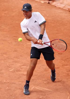 Mark Ceban of GB in action French Open Tennis, Day Eight, Tennis, Roland Garros, Paris, France - 31 May 2026Paris Roland Garros France EDITORIAL USE ONLY No use with unauthorised audio, video, data, fixture lists, club league logos or live services. Online in-match use limited to 120 images, no video emulation. No use in betting, games or single club league player publications. Copyright: xEllaxLing Shutterstockx 16898325h