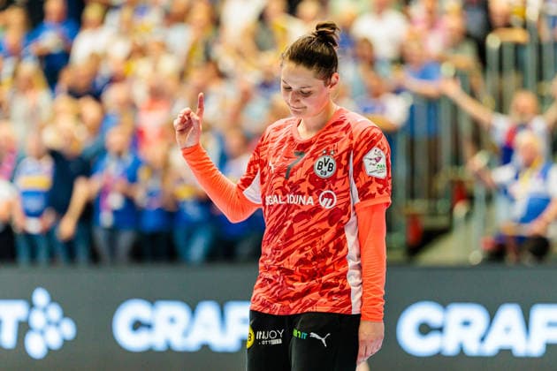 Melina Szikora Borussia Dortmund, 07 shows herself disappointed GER, HSG Blomberg Lippe vs Borussia Dortmund, Handball, 1 Bundesliga Women, Play Offs, Final, Match 3, 31 05 2026 GER, HSG Blomberg Lippe vs Borussia Dortmund, Handball, 1 Bundesliga Women, Play Offs, Final, Match 3, 31 05 2026 Blomberg Copyright: xEibner-Pressefoto JanxRollingerx EP_JSK