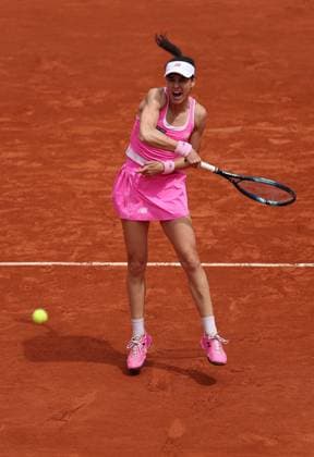 Sorana Cirstea of Romania in action French Open Tennis, Day Eight, Tennis, Roland Garros, Paris, France - 31 May 2026Paris Roland Garros France EDITORIAL USE ONLY No use with unauthorised audio, video, data, fixture lists, club league logos or live services. Online in-match use limited to 120 images, no video emulation. No use in betting, games or single club league player publications. Copyright: xEllaxLing Shutterstockx 16898325an