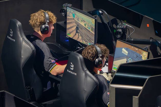 31 05 2026, xkkux, E Sports, FORTNITE MAJOR 1 SUMMIT, Season 2025 2026, PSD Bank Dome Düsseldorf AUR SHXRK and AUR T3ENY The first LAN tournament of the FNCS season 50 duos compete against each other to win the prize pool and qualify for the Global Championship 2026 The duos are distributed as follows 20 EU, 13 NAC, 3 NAW, 5 Brazil, 3 Asia, 3 Oceania and 3 Middle East The top five teams will automatically qualify for the Global Championship 2026 North Rhine-Westphalia Germany