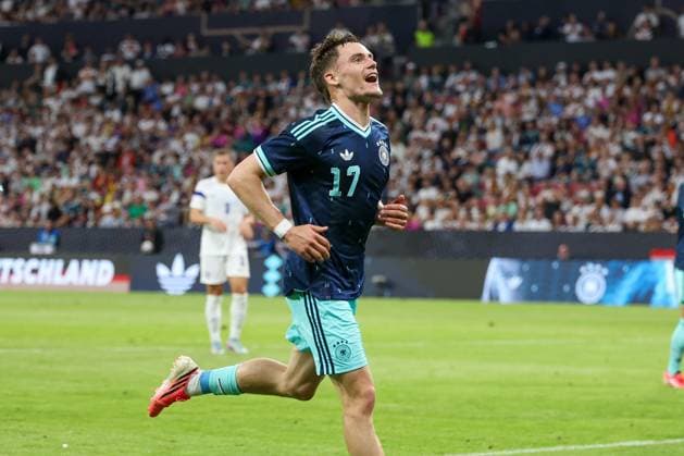 Disappointment, frustration for Florian Wirtz 17 Germany after a missed opportunity, Germany vs Finland, Football, Men, UEFA, Friendly match, Friendly Match, DFB, 2025 2026 season, 31 05 2026 Mainz Rhineland-Palatinate Germany Copyright: xkolbert-press MartinxAgüerax