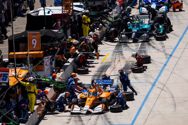 AUTO - IndyCar, Indy Car, IRL, USA - DETROIT GRAND PRIX 2026 Pit stop, 09 DIXON Scott (nzl), Chip Ganassi Racing, Dallara DW12 - Honda, action during the Chevrolet Detroit Grand Prix, 8th round of the 2026 NTT IndyCar Series, on the Streets of Detroit, from May 29 to 31, 2026 in Detroit, Michigan, United States of America - DetroitUnited States Copyright: xJULIENxDELFOSSEx