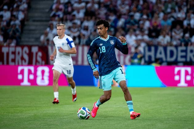 GER, Germany vs Finland, international match, World Cup preparation 2026 31 05 2026, Mewa Arena, Mainz, GER, Germany vs Finland, international match, World Cup preparation 2026, in the picture Nathaniel Brown Germany, 18 on the ball, nordphotoxGmbHx xMemmler nph00005