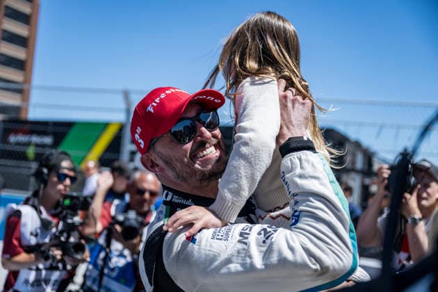 May 31, 2026, Detroit, Michigan, USA: IndyCar, Indy Car, IRL, USA SERIES driver, GRAHAM RAHAL (15) (USA) of New Albany, OH, finishes in 3rd place at the Detroit Grand Prix at Streets of Detroit in DETROIT, Michigan. Detroit USA - ZUMAa161 20260531_aaa_a161_027 Copyright: xDavidxDahl GMGx