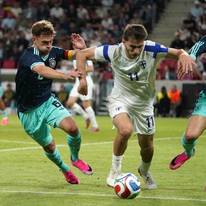 DFB Maenner Nationalmannschaft, Men National Team, Friendly match, Test match ,Germany Finland , Germany vs Finland, 31 05 2026, MEWA Arena Mainz Joshua Kimmich Germany, Germany, GER, Adam Marhiev, Finland FIN