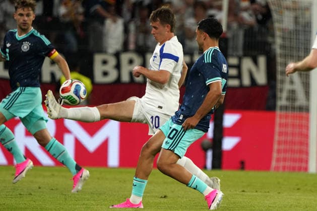 DFB Maenner Nationalmannschaft, Men National Team, Freundschaftsspiel, Testspiel ,Germany Finland , Germany vs Finland, 31 05 2026, MEWA Arena Mainz naatan skytä Finland, Finland, FIN, Aktion Einzelbild