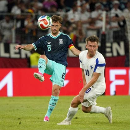 DFB Maenner Nationalmannschaft, Men National Team, Freundschaftsspiel, Testspiel ,Germany Finland , Germany vs Finland, 31 05 2026, MEWA Arena Mainz Joshua Kimmich Deutschland, Germany, GER, naatan skyttä finland, fin