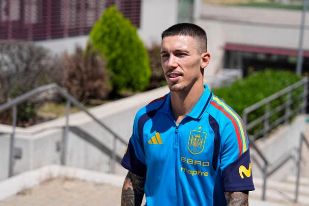 June 1, 2026, Las Rozas, Madrid, Spain: Alejandro Grimaldo attends during the Spain Team Media Day ahead the FIFA World Cup, WM, Weltmeisterschaft, Fussball 2026 at Ciudad del Futbol on June 01, 2026 in Las Rozas, Madrid, Spain. Las Rozas Spain - ZUMAa181 20260601_zaa_a181_009 Copyright: xTabitaxAnghelx