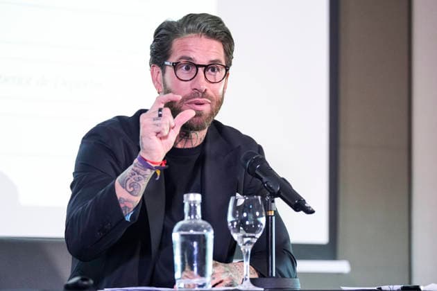 June 1, 2026, Sevilla, Sevilla, SPAIN: Sergio Ramos, former footballer and businessman, attends the media to explain the status of the purchase of Sevilla Football Club by the majority shareholders at Eurostars Torre Sevilla Hotel stadium on June 1, 2026, in Sevilla, Spain. Sergio Ramos press conference, PK, Pressekonferenz In Seville - ZUMAa181 20260601_zaa_a181_049 Copyright: xJoaquinxCorcherox