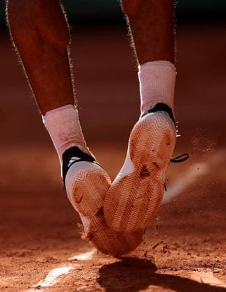 Ball and shoes on clay French Open Tennis, Day Nine, Tennis, Roland Garros, Paris, France - 01 Jun 2026Paris Roland Garros France EDITORIAL USE ONLY No use with unauthorised audio, video, data, fixture lists, club league logos or live services. Online in-match use limited to 120 images, no video emulation. No use in betting, games or single club league player publications. Copyright: xEllaxLing Shutterstockx 16898327bb