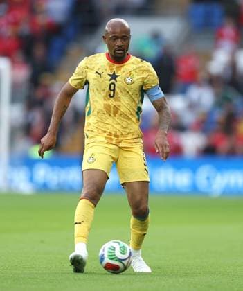Jordan Ayew of Ghana Wales v Ghana, International Friendly, Länderspiel, Nationalmannschaft Football, Cardiff City Stadium, Cardiff, Wales, UK - 02 Jun 2026Cardiff Cardiff City Stadium United Kingdom EDITORIAL USE ONLY No use with unauthorised audio, video, data, fixture lists, club league logos or live services. Online in-match use limited to 120 images, no video emulation. No use in betting, games or single club league player publications. Copyright: xKieranxMcManus Shutterstockx 16906575p