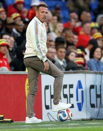Wales manager Craig Bellamy Wales v Ghana, International Friendly, Länderspiel, Nationalmannschaft Football, Cardiff City Stadium, Cardiff, Wales, UK - 02 Jun 2026Cardiff Cardiff City Stadium United Kingdom EDITORIAL USE ONLY No use with unauthorised audio, video, data, fixture lists, club league logos or live services. Online in-match use limited to 120 images, no video emulation. No use in betting, games or single club league player publications. Copyright: xKieranxMcManus Shutterstockx 16906575al