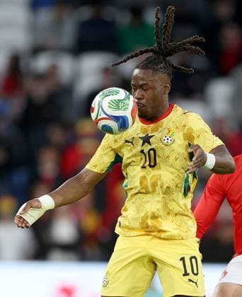 Brandon Thomas-Asante of Ghana Wales v Ghana, International Friendly, Länderspiel, Nationalmannschaft Football, Cardiff City Stadium, Cardiff, Wales, UK - 02 Jun 2026Cardiff Cardiff City Stadium United Kingdom EDITORIAL USE ONLY No use with unauthorised audio, video, data, fixture lists, club league logos or live services. Online in-match use limited to 120 images, no video emulation. No use in betting, games or single club league player publications. Copyright: xKieranxMcManus Shutterstockx 16906575ar