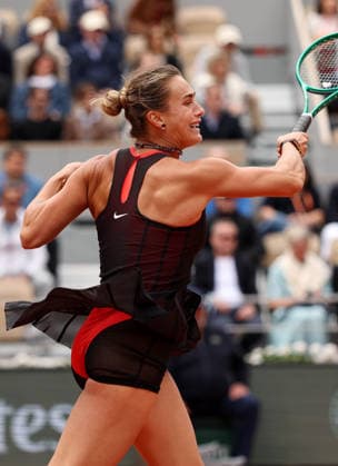 Aryna Sabalenka of Belarus in action French Open Tennis, Day Eleven, Tennis, Roland Garros, Paris, France - 03 Jun 2026Paris Roland Garros France EDITORIAL USE ONLY No use with unauthorised audio, video, data, fixture lists, club league logos or live services. Online in-match use limited to 120 images, no video emulation. No use in betting, games or single club league player publications. Copyright: xEllaxLing Shutterstockx 16906557at