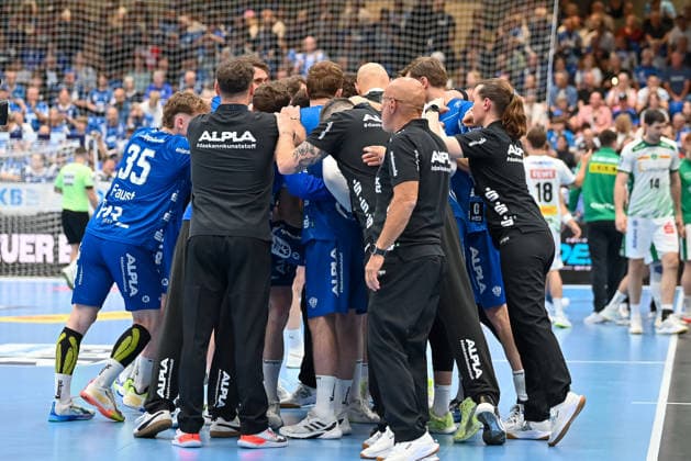 Team circle TBV Lemgo Lippe TBV Lemgo Lippe vs SC DHfK Leipzig, Handball, 1 Bundesliga, 33 Matchday, Season 2025 2026, 03 06 2026, TBV Lemgo Lippe vs SC DHfK Leipzig, Handball, 1 Bundesliga, 33 Matchday, Season 2025 2026, 03 06 2026 Lemgo Copyright: xEibner-Pressefoto RobertxGertzenx EP_RGN