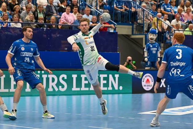 Franz Semper SC DHfK Leipzig, 32 throws TBV Lemgo Lippe vs SC DHfK Leipzig, Handball, 1 Bundesliga, 33 Matchday, Season 2025 2026, 03 06 2026, TBV Lemgo Lippe vs SC DHfK Leipzig, Handball, 1 Bundesliga, 33 Matchday, Season 2025 2026, 03 06 2026 Lemgo Copyright: xEibner-Pressefoto RobertxGertzenx EP_RGN