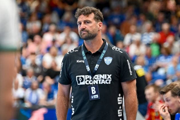 Florian Kehrmann TBV Lemgo Lippe, Coach TBV Lemgo Lippe vs SC DHfK Leipzig, Handball, 1 Bundesliga, 33 Matchday, Season 2025 2026, 03 06 2026, TBV Lemgo Lippe vs SC DHfK Leipzig, Handball, 1 Bundesliga, 33 Matchday, Season 2025 2026, 03 06 2026 Lemgo Copyright: xEibner-Pressefoto RobertxGertzenx EP_RGN
