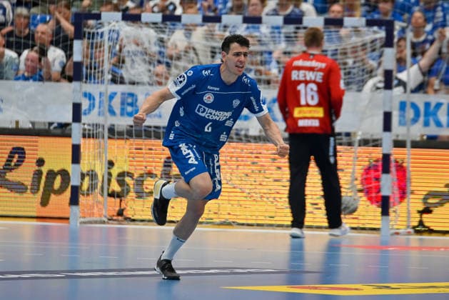 Samuel Zehnder TBV Lemgo Lippe, 04 cheers TBV Lemgo Lippe vs SC DHfK Leipzig, Handball, 1 Bundesliga, 33 Matchday, Season 2025 2026, 03 06 2026, TBV Lemgo Lippe vs SC DHfK Leipzig, Handball, 1 Bundesliga, 33 Matchday, Season 2025 2026, 03 06 2026 Lemgo Copyright: xEibner-Pressefoto RobertxGertzenx EP_RGN