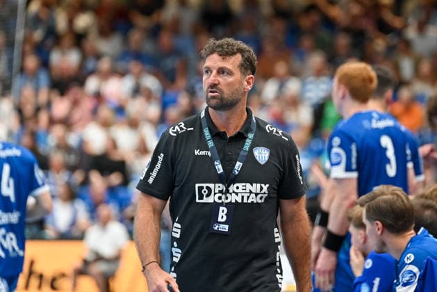 Florian Kehrmann TBV Lemgo Lippe, Coach TBV Lemgo Lippe vs SC DHfK Leipzig, Handball, 1 Bundesliga, 33 Matchday, Season 2025 2026, 03 06 2026, TBV Lemgo Lippe vs SC DHfK Leipzig, Handball, 1 Bundesliga, 33 Matchday, Season 2025 2026, 03 06 2026 Lemgo Copyright: xEibner-Pressefoto RobertxGertzenx EP_RGN