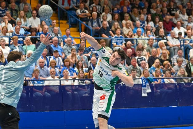 Matej Klima SC DHfK Leipzig, 13 throws TBV Lemgo Lippe vs SC DHfK Leipzig, Handball, 1 Bundesliga, 33 Matchday, Season 2025 2026, 03 06 2026, TBV Lemgo Lippe vs SC DHfK Leipzig, Handball, 1 Bundesliga, 33 Matchday, Season 2025 2026, 03 06 2026 Lemgo Copyright: xEibner-Pressefoto RobertxGertzenx EP_RGN