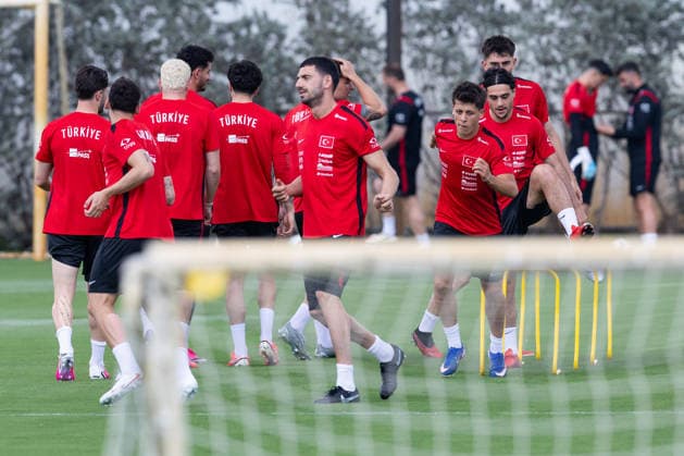 Ahead of 2026 FIFA World Cup, WM, Weltmeisterschaft, Fussball MIAMI, FLORIDA, UNITED STATES - JUNE 3: Turkish football team train as preparations begin for the upcoming FIFA World Cup. Miami, Florida, U.S., June, 3, 2026. Mostafa Bassim Anadolu Florida United States. Editorial use only. Please get in touch for any other usage. Copyright: x2026xAnadoluxMostafaxBassimx