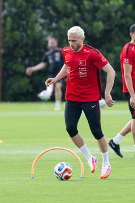 Ahead of 2026 FIFA World Cup, WM, Weltmeisterschaft, Fussball MIAMI, FLORIDA, UNITED STATES - JUNE 3: Baris Alper Yilmaz of Turkiye train as preparations begin for the upcoming FIFA World Cup. Miami, Florida, U.S., June, 3, 2026. Mostafa Bassim Anadolu Florida United States. Editorial use only. Please get in touch for any other usage. Copyright: x2026xAnadoluxMostafaxBassimx