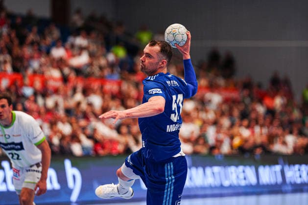 7 meter throw goal Casper U Mortensen Handball Sport Verein Hamburg, 51 GER, Handball Sport Verein Hamburg vs HSG Wetzlar, Handball, 1 Bundesliga, Matchday 33, Season 2025 2026, 04 06 2026 GER, Handball Sport Verein Hamburg vs HSG Wetzlar, Handball, 1 Bundesliga, Matchday 33, Season 2025 2026, 04 06 2026 Hamburg Copyright: xEibner-Pressefoto MarcelxvonxFehrnx EP_MFN