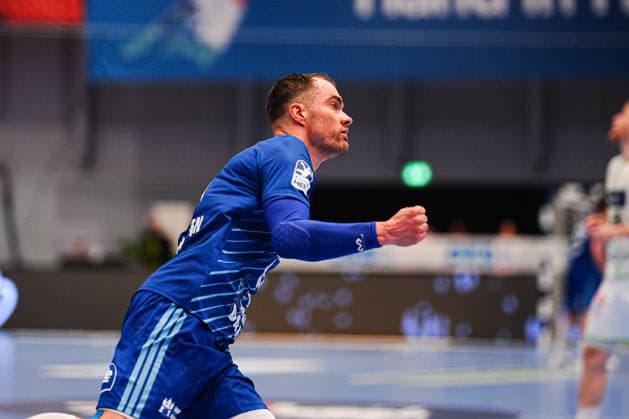 Goal celebration Casper U Mortensen Handball Sport Verein Hamburg, 51 GER, Handball Sport Verein Hamburg vs HSG Wetzlar, Handball, 1 Bundesliga, Matchday 33, Season 2025 2026, 04 06 2026 GER, Handball Sport Verein Hamburg vs HSG Wetzlar, Handball, 1 Bundesliga, Matchday 33, Season 2025 2026, 04 06 2026 Hamburg Copyright: xEibner-Pressefoto MarcelxvonxFehrnx EP_MFN