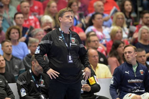 Nicolej Krickau Coach Fuechse Berlin , GER, MT Melsungen Fuechse Berlin, Handball, 1 Bundesliga, 33 Matchday, Season 2025 2026, 04 06 2026, GER, MT Melsungen Fuechse Berlin, Handball, 1 Bundesliga, 33 Matchday, Season 2025 2026, 04 06 2026 Kassel Copyright: xEibner-Pressefotox xRolandxSippelx EP_RSL