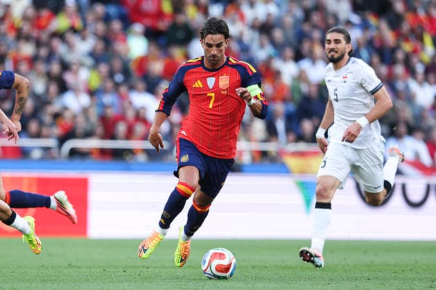 June 4, 2026, A Coruna, A Coruna, SPAIN: Ferran Torres of Spain in action during the friendly international football match played between Spain and Iraq ahead the FIFA World Cup, WM, Weltmeisterschaft, Fussball 2026 at Abanca Balaidos stadium on June 04, 2026, in A Coruna, Spain. A Coruna SPAIN - ZUMAa181 20260604_zaa_a181_135 Copyright: xIrinaxR.xHipolitox