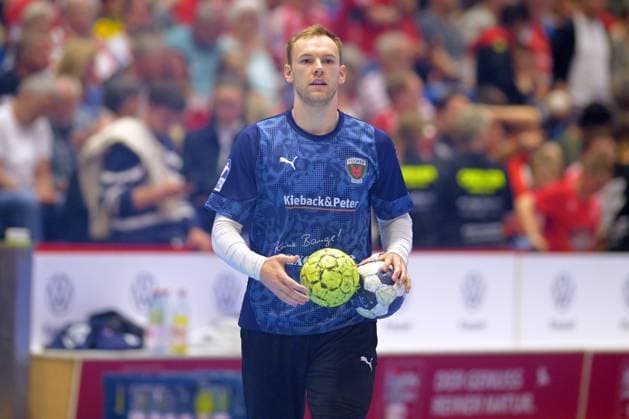 Mathias Gidsel Fuechse Berlin 19 , GER, MT Melsungen Fuechse Berlin, Handball, 1 Bundesliga, 33 Matchday, Season 2025 2026, 04 06 2026, GER, MT Melsungen Fuechse Berlin, Handball, 1 Bundesliga, 33 Matchday, Season 2025 2026, 04 06 2026 Kassel Copyright: xEibner-Pressefotox xRolandxSippelx EP_RSL