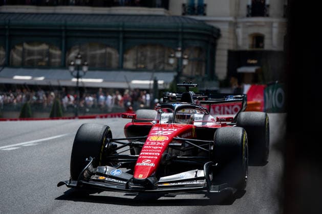 Charles Leclerc Scuderia Ferrari HP, Monaco, 16 in SF 26 in front of the Hotel de Paris, MCO, Formula 1 World Championship, Monaco Grand Prix, Monte Carlo, Free Practice, 2026 season, 05 06 2026 MCO, Formula 1 World Championship, Monaco Grand Prix, Monte Carlo, Free Practice, 2026 season, 05 06 2026 Monte Carlo Copyright: xEibner-Pressefoto Memmlerx EP_MMR