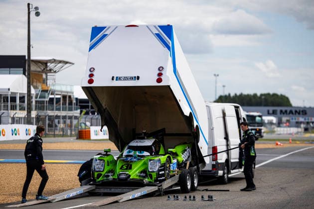 24 HEURES DU MANS 2026 - PESAGE 14 LUTKE Tobias (can), BECHE Mathias (swi), ESTRE Kevin (fra), TDS Racing, Oreca 07 Gibson 14, LMP2 Pro-AM, ambiance during Le Pesage of the 24 Hours of Le Mans 2026, 3rd round of the 2026 FIA World Endurance Championship, from June 5 to 6, 2026 on the Place de la RÃ publique in Le Mans, France - Le MansFrance Copyright: xJULIENxDELFOSSEx