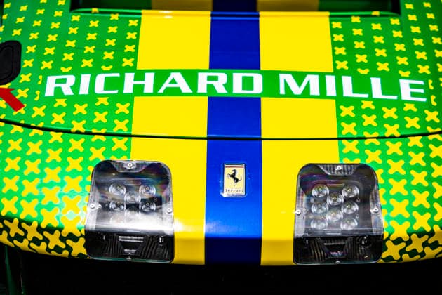 24 HEURES DU MANS 2026 - PESAGE 150 TOLEDO Custodio (bra), WADOUX Lilou (fra), AGOSTINI Riccardo (ita), Richard Mille AF Corse, Ferrari 296 LMGT3 Evo 150, LM GT3, ambiance during Le Pesage of the 24 Hours of Le Mans 2026, 3rd round of the 2026 FIA World Endurance Championship, from June 5 to 6, 2026 on the Place de la RÃ publique in Le Mans, France - Le MansFrance Copyright: xJULIENxDELFOSSEx