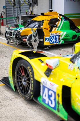 24 HEURES DU MANS 2026 - PESAGE 343 GARG Bijoy (usa), DE GERUS Reshad (fra), MÜLLER Nico (swi), Inter Europol Competition, Oreca 07 Gibson 343, LMP2, ambiance during Le Pesage of the 24 Hours of Le Mans 2026, 3rd round of the 2026 FIA World Endurance Championship, from June 5 to 6, 2026 on the Place de la RÃ publique in Le Mans, France - Le MansFrance Copyright: xJULIENxDELFOSSEx