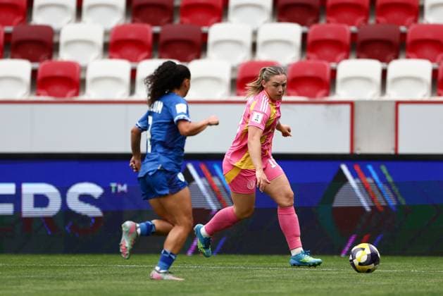 Kirsty Hanson of Scotland Women Scotland Women v Israel Women, FIFA 2027 Women s World Cup Qualifying, Football, Bozsnik Arena, Budapest, Hungary - 05 Jun 2026Budapest Bozsnik Arena Hungary EDITORIAL USE ONLY No use with unauthorised audio, video, data, fixture lists, club league logos or live services. Online in-match use limited to 120 images, no video emulation. No use in betting, games or single club league player publications. Copyright: xNikolaxKrstic Shutterstockx 16911189bl