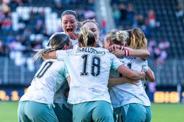 WOMEN SOCCER - FIFA World Cup, WM, Weltmeisterschaft, Fussball 2027, quali, AUT vs SLO VIENNA,AUSTRIA,05.JUN.26 - WOMEN SOCCER - FIFA Women s World Cup 2027, european qualifiers, OEFB international match, Länderspiel, Nationalmannschaft Austria vs Slovenia. Image shows the rejoicing of AUT. GEPAxpictures xPhilippxBrem