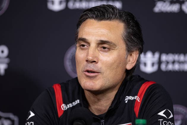 Turkish national team, Nationalteam holds press conference, PK, Pressekonferenz ahead of Venezuela friendly game in Miami MIAMI, FLORIDA, UNITED STATES - JUNE 5: Vincenzo Montella, head coach of the Turkish National Football Team, speaks during a press conference ahead of Turkiye’s International Friendly, Länderspiel, Nationalmannschaft game against Venezuela, as the team prepares for the FIFA World Cup, WM, Weltmeisterschaft, Fussball in Miami, Florida, US on June 5, 2026. Mostafa Bassim Anadolu Florida United States. Editorial use only. Please get in touch for any other usage. Copyright: x2026xAnadoluxMostafaxBassimx