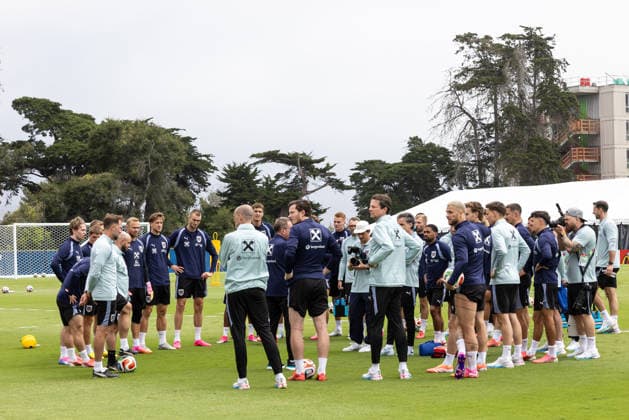 SOCCER - FIFA World Cup, WM, Weltmeisterschaft, Fussball 2026, preview SANTA BARBARA,CALIFORNIA,USA,05.JUN.26 - SOCCER - FIFA World Cup 2026, USA, Mexico, Canada, training. Image shows the team of AUT. GEPAxpictures xArminxRauthner