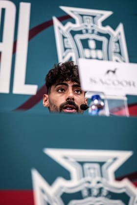 Portugal v Chile - FIFA World Cup, WM, Weltmeisterschaft, Fussball 2026 International Friendly, Länderspiel, Nationalmannschaft Samu Costa of Portugal gives a press conference, PK, Pressekonferenz in Oeiras, Portugal, on June 6, 2026, ahead of the FIFA World Cup 2026 international friendly match between Portugal and Chile at Estadio Nacional do Jamor. Lisbon Oeiras Portugal Copyright: xRodrigoxMoreira NurPhotox originalFilename:moreira-portugal260605_npp5v.jpg