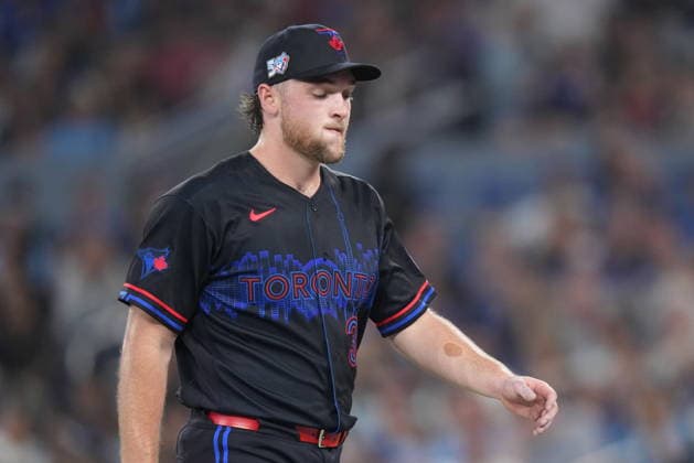 June 5, 2026, Toronto, On, CANADA: Toronto Blue Jays pitcher Trey Yesavage (39) is pulled from the game against the Baltimore Orioles during sixth inning American League, MLB, Baseball Herren, USA baseball action in Toronto on Friday, June 5, 2026. Canada News - June 5, 2026 - ZUMAc35_ 20260605_zaf_c35_109 Copyright: xNathanxDenettex