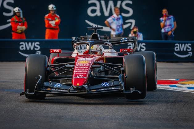 Charles Leclerc Scuderia Ferrari HP, 16 with his car on the track, Monaco Grand Prix, Motorsport, Formula 1, 2026 season, 05 06 2026 Monaco Grand Prix, Motorsport, Formula 1, 2026 season, 05 06 2026 Copyright: xEibner-Pressefoto AlexanderxNeisx EP_ANS