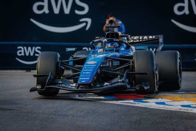 Alexander Albon Atlassian Williams F1 Team, 23 with his car on the track, Monaco Grand Prix, Motorsport, Formula 1, 2026 season, 05 06 2026 Monaco Grand Prix, Motorsport, Formula 1, 2026 season, 05 06 2026 Copyright: xEibner-Pressefoto AlexanderxNeisx EP_ANS