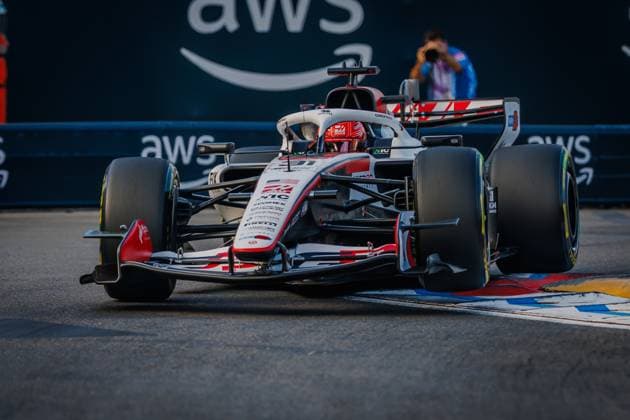 Esteban Ocon TGR Haas F1 Team, 31 with his car on the track, Monaco Grand Prix, Motorsport, Formula 1, 2026 season, 05 06 2026 Monaco Grand Prix, Motorsport, Formula 1, 2026 season, 05 06 2026 Copyright: xEibner-Pressefoto AlexanderxNeisx EP_ANS