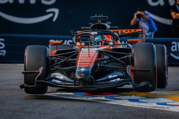 Oscar Piastri McLaren Mastercard F1 Team, 81 with his car on the track, Monaco Grand Prix, Motorsport, Formula 1, 2026 season, 05 06 2026 Monaco Grand Prix, Motorsport, Formula 1, 2026 season, 05 06 2026 Copyright: xEibner-Pressefoto AlexanderxNeisx EP_ANS
