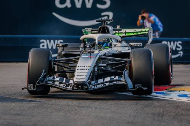 Sergio Perez Cadillac F1 Team, 11 with his car on the track, Monaco Grand Prix, Motorsport, Formula 1, 2026 season, 05 06 2026 Monaco Grand Prix, Motorsport, Formula 1, 2026 season, 05 06 2026 Copyright: xEibner-Pressefoto AlexanderxNeisx EP_ANS