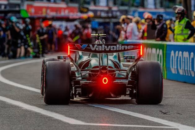 Fernando Alonso Aston Martin Aramco F1 Team, 14 with his car in the pit lane, Monaco Grand Prix, Motorsport, Formula 1, 2026 season, 05 06 2026 Monaco Grand Prix, Motorsport, Formula 1, 2026 season, 05 06 2026 Copyright: xEibner-Pressefoto AlexanderxNeisx EP_ANS